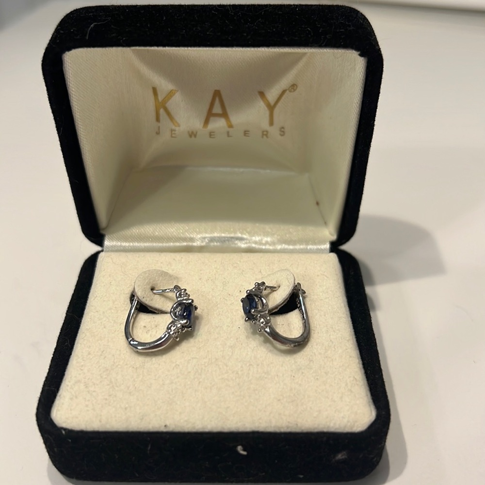 Sapphire earrings